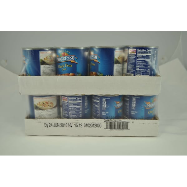 Progresso Progresso Canned Vegetables Chick Peas 19 oz., PK24 4119602012 Zoro